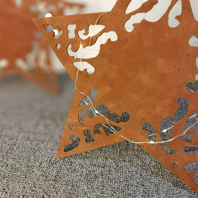 El jardín de acero asteroide hecho a mano de Corten adorna personalizado