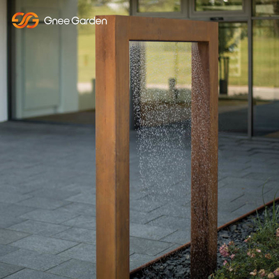 artículo de acero rústico decorativo grueso de la pared del agua de 3m m Corten