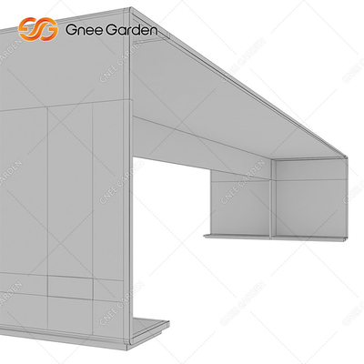 acero de acero al aire libre de Corten del banco de los muebles al aire libre del metal del grueso de 1.5m m