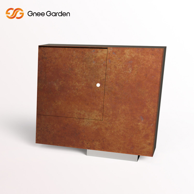 Diseño antiguo 1000*800m m del buzón de acero al aire libre a prueba de herrumbre de Corten