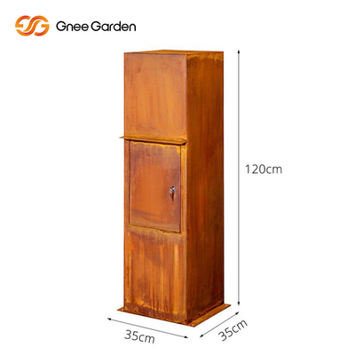 vertical de acero de la caja del descenso del paquete de la anchura de la altura los 35cm del 120cm para la casa