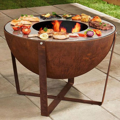 aprobación del CE de las parrillas de 1200m m Dia Charcoal Buring Outdoor Cooking