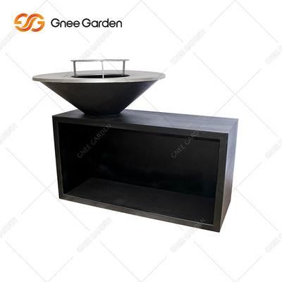 Ignición electrónica de cocinar al aire libre de acero modular del grueso de las parrillas 3m m de Corten