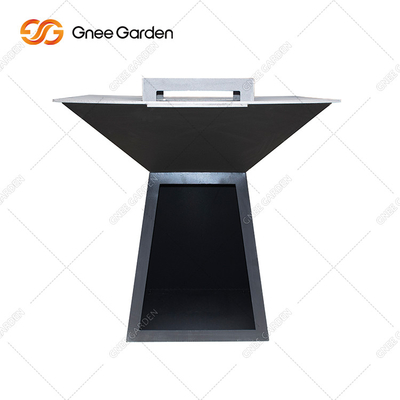 Corten Steel KD - Fogata para barbacoa al aire libre, redonda, preoxidada