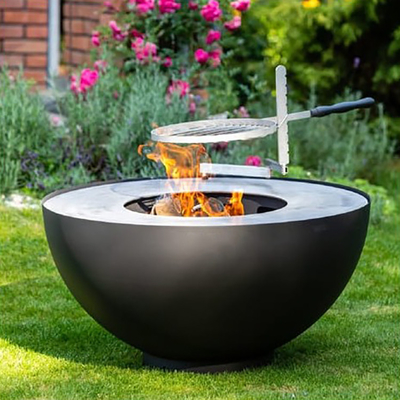 La barbacoa al aire libre durable de la cocina asa a la parrilla el fuego de acero Pit Grill de la barbacoa de Corten