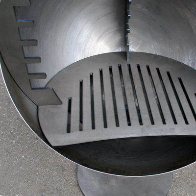 Altura ajustable a prueba de viento de Pit Grill el 110cm del fuego del jardín de Gnee para la barbacoa