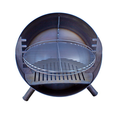 Barbacoa de acero de cocinar al aire libre de Corten de la barbacoa del carbón de leña de las parrillas del metal ardiente de Corten de madera