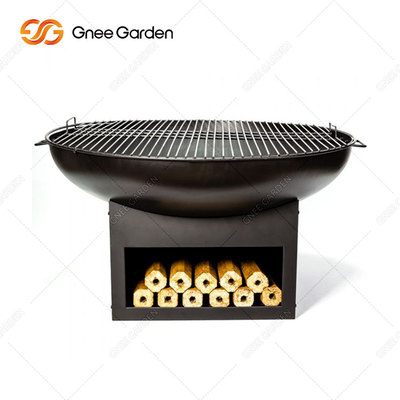 Las parrillas de cocinar al aire libre Plancha de la barbacoa asan a la parrilla el fuego de acero Pit Black Colour de Corten