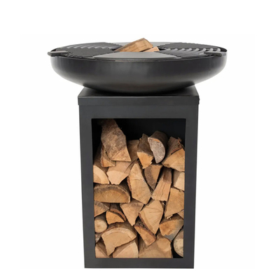 Chimenea de acero del patio trasero de la parrilla de la barbacoa del hogar del carbón de leña de Corten