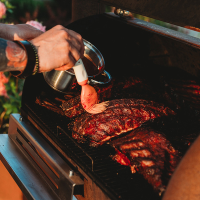 Estufa de cocina para acampar al aire libre con barbacoa y parrilla de acero Corten