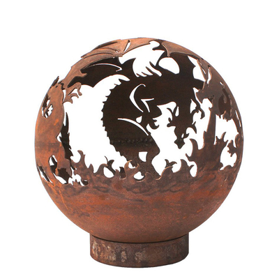 Grueso oxidado distintivo del hoyo de fuego 5m m del calentador del metal del acero de Corten