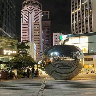 Ilustraciones de acero inoxidables pomiformes del jardín los 3.5m de Gnee para la decoración de la plaza