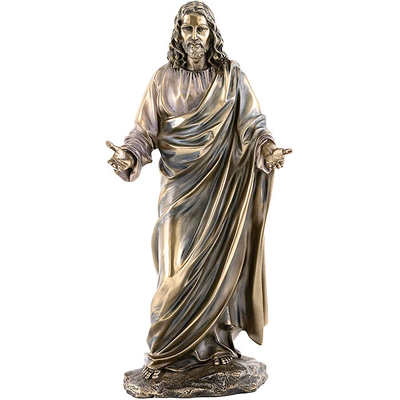 estándar de bronce que medita religioso del 175cm Jesus Statue ISO9001