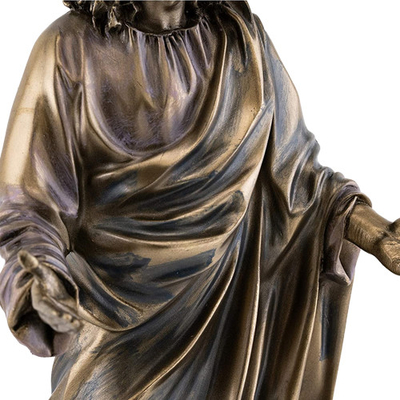 estándar de bronce que medita religioso del 175cm Jesus Statue ISO9001