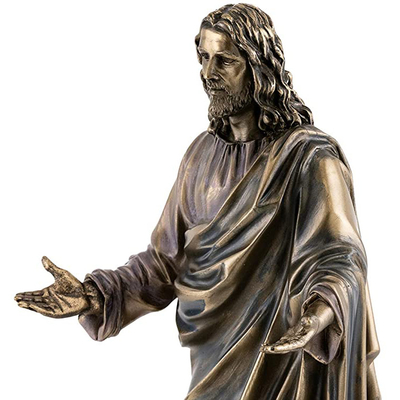 estándar de bronce que medita religioso del 175cm Jesus Statue ISO9001