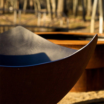 Fuego de acero ardiente de madera Pit For Patio Decor de Corten