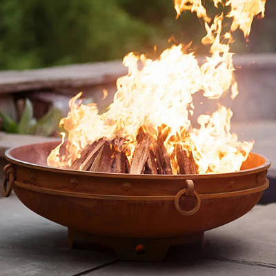 37 pulgadas que resisten al acero alrededor del fuego de acero Pit Portable Camping Brazier Outdoor