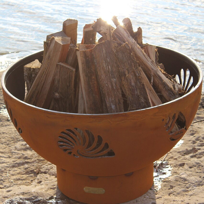 36 pulgadas pre aherrumbraron Corten Firepits de acero al aire libre con pátina del óxido