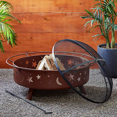 Metal modificado para requisitos particulares que sella el grueso de acero de Firebowl 3m m del acero de Corten del hoyo del fuego