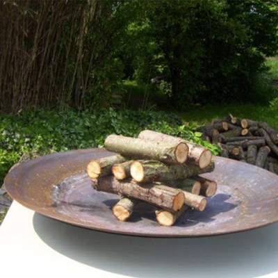 los 80cm Rusty Corten Fire Bowl Brazier al aire libre para el partido que acampa