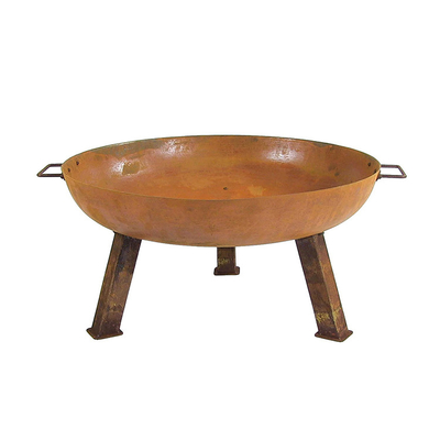Los hoyos de acero de acero al aire libre del fuego de Pit Wood Burning Garden Decorative Corten del fuego ruedan