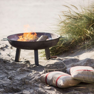 Hoyo al aire libre de acero del fuego de madera de Corten Rusty Metal Fire Pit Outdoor del jardín de Gnee