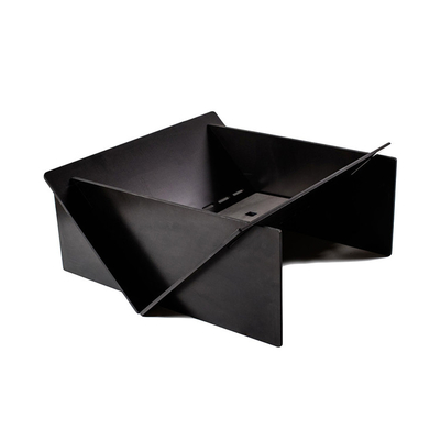 Brasero Desmontable de Acero Corten GN-FP-333 Calefacción Exterior Oxidado Natural