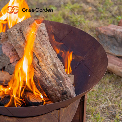 corte del laser de los 56cm alrededor del fuego Pit For Garden Decoration de Corten