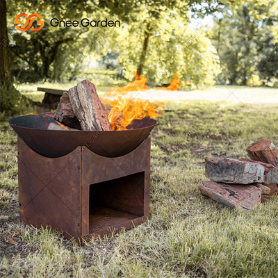 corte del laser de los 56cm alrededor del fuego Pit For Garden Decoration de Corten
