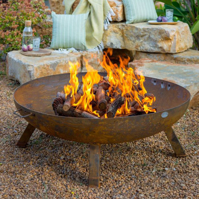 Cuenco de fuego de acero portátil de las estufas de Pit Camping Corten Steel Bonfire del fuego de Corten