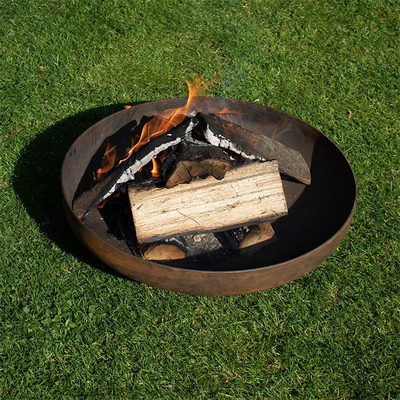 Muebles de acero al aire libre del jardín o del patio de Pit Round Rustic Look For del fuego de Corten