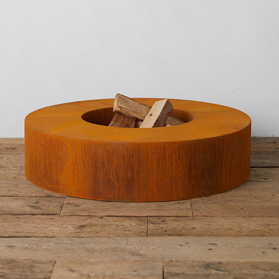 Grueso distintivo Heater Corten Steel Fire Pit de Rusty Metal 2m m del acero de Corten para el fuego al aire libre Pit Bowl