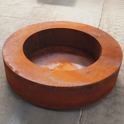 Grueso distintivo Heater Corten Steel Fire Pit de Rusty Metal 2m m del acero de Corten para el fuego al aire libre Pit Bowl