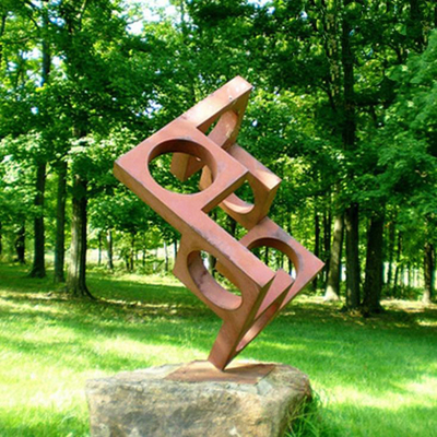 Vintage Rusty Metal Garden Abstract Sculptures al aire libre del jardín de Gnee adaptable