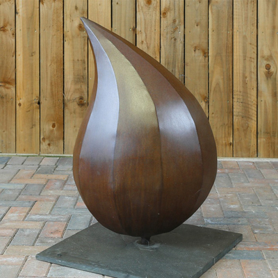 yarda de acero única Art Sculpture del metal de la escultura de Corten del grueso de 3m m