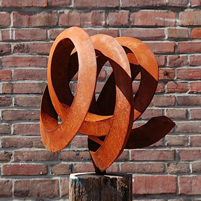 Vintage Rusty Metal Garden Abstract Sculptures al aire libre del jardín de Gnee adaptable