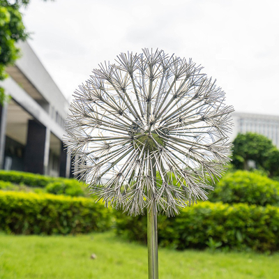 jardín de acero inoxidable de Art Electroplate Dandelion Shape For de la yarda 304 316
