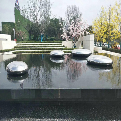 El jardín dimensional de la escultura del espejo del guijarro 3 adorna modificado para requisitos particulares