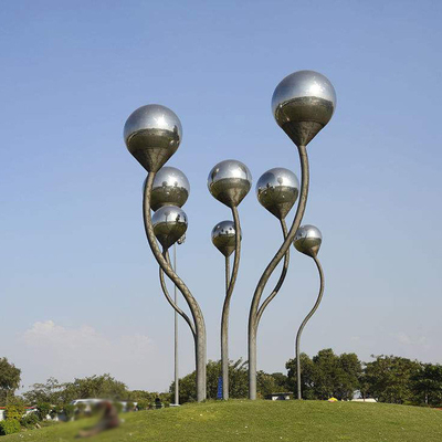 El SGS certificó 316 únicos al aire libre de acero inoxidables de la escultura