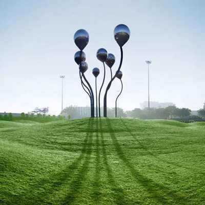 El SGS certificó 316 únicos al aire libre de acero inoxidables de la escultura
