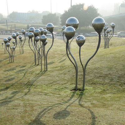 El SGS certificó 316 únicos al aire libre de acero inoxidables de la escultura