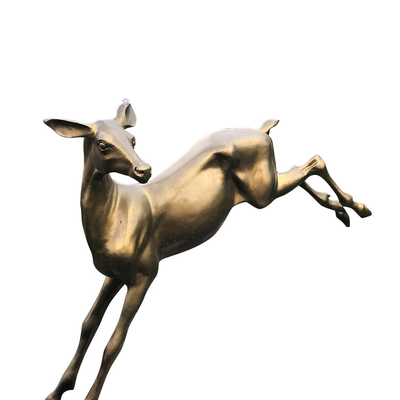 Las estatuas de bronce gruesas de los ciervos del jardín 8m m de Gnee cultivan un huerto decoración con los detalles finos