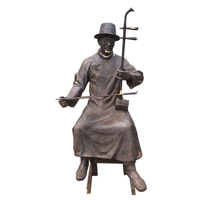 Tradicional de bronce de las estatuas del jardín de la antigüedad del jardín los 200cm de Gnee diseñado