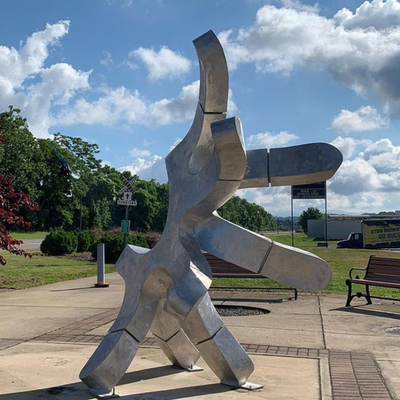 Escultura abstracta moderna del metal del arrabio de la aprobación del SGS para el restaurante