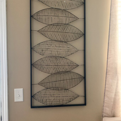 22x46 avanza lentamente la decoración del hogar de Art Luxury 3D de la pared de la hoja del metal del vintage