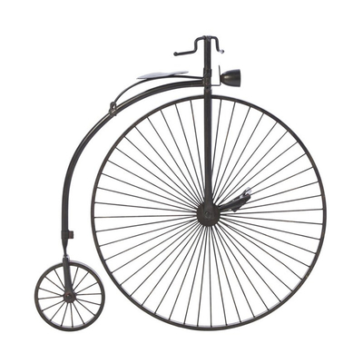 Bici de la ejecución del alambre de metal del jardín de Gnee en la pared para la decoración