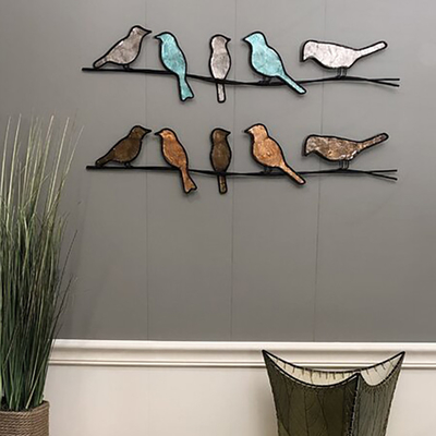 El jardín 6&quot; de Gnee pared contemporánea del pájaro del metal de la altura esculpe interior