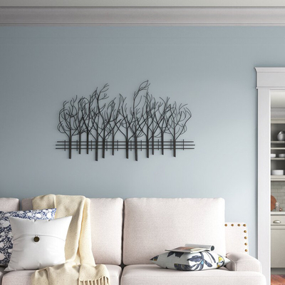 Decoración europea de la pared de la rama de árbol del metal del estilo de 28 pulgadas adaptable para la sala de estar