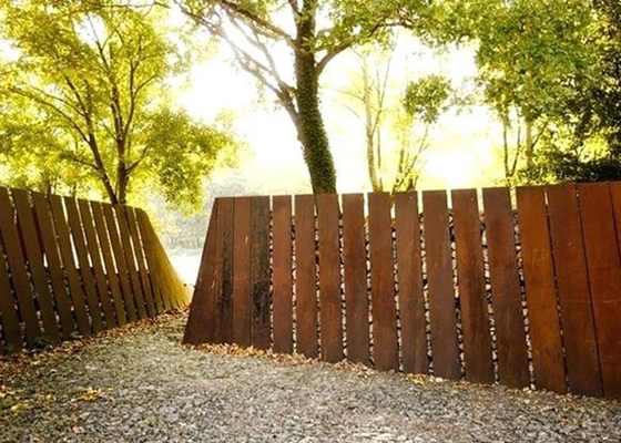 cerca de acero Panel Exterior Design de Corten del alto jardín de los 2m para residencial
