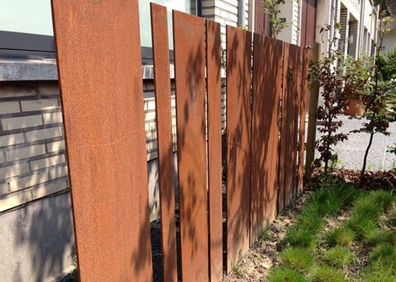 cerca de acero Panel Exterior Design de Corten del alto jardín de los 2m para residencial